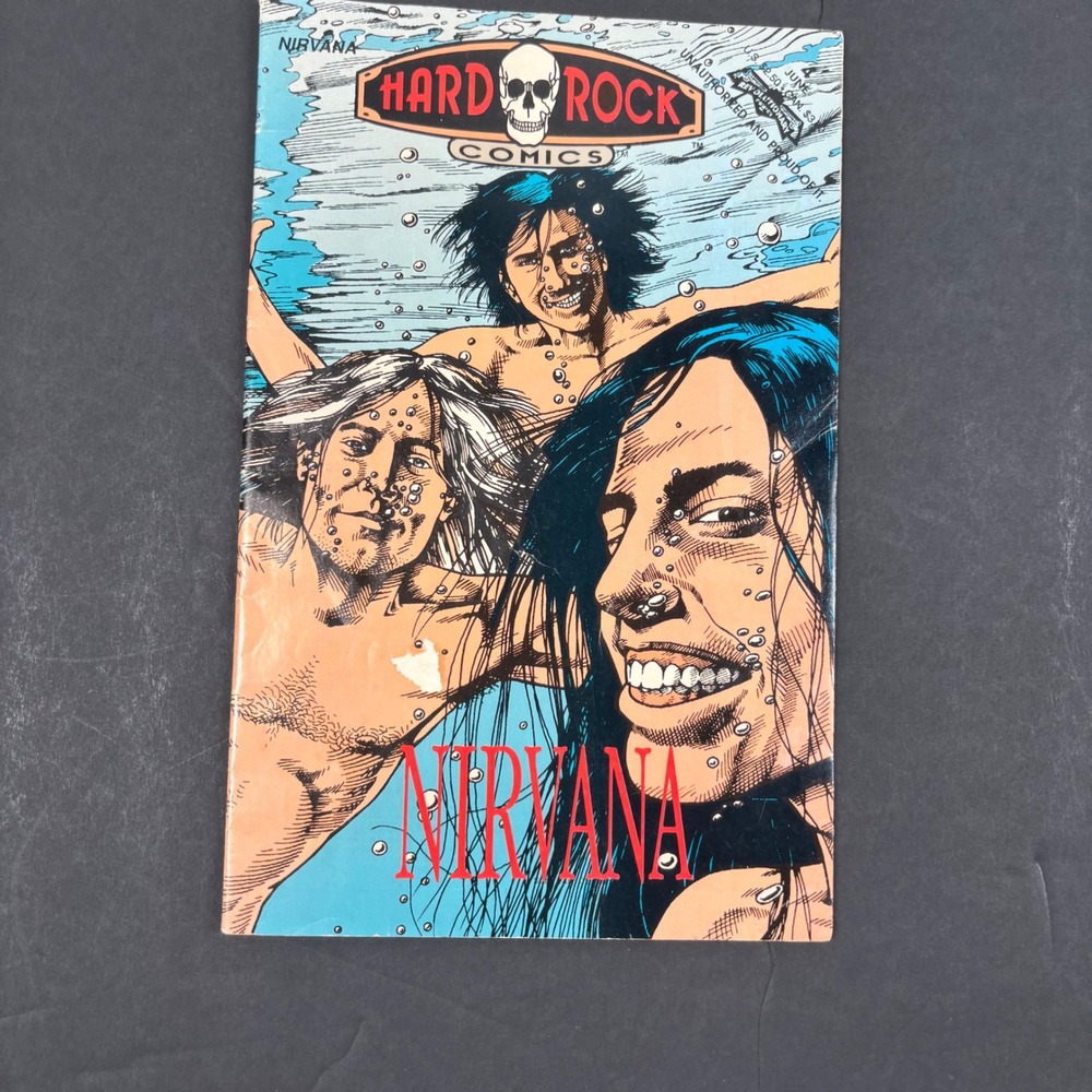 Nirvana Hard Rock Comics‎ 4 June 1992 Revolutionary Comics Kurt Cobain Biography